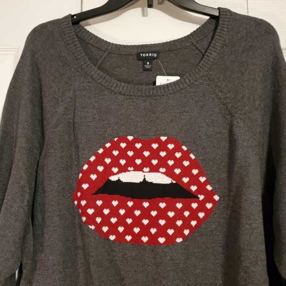 torrid lipstick sweater